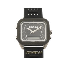 D&G orologio Vocals analogico cinturino gomma nera DW0299